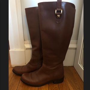 7.5 Brown Leather Blondo Waterproof Riding Boots